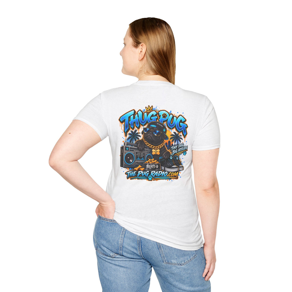 The Thug Pug T-Shirt — Tiny Dog, Big Attitude | The Pug Radio