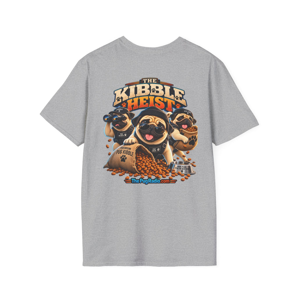 The Kibble Heist™ T-Shirt | Funny Pug Tee for Dog Lovers