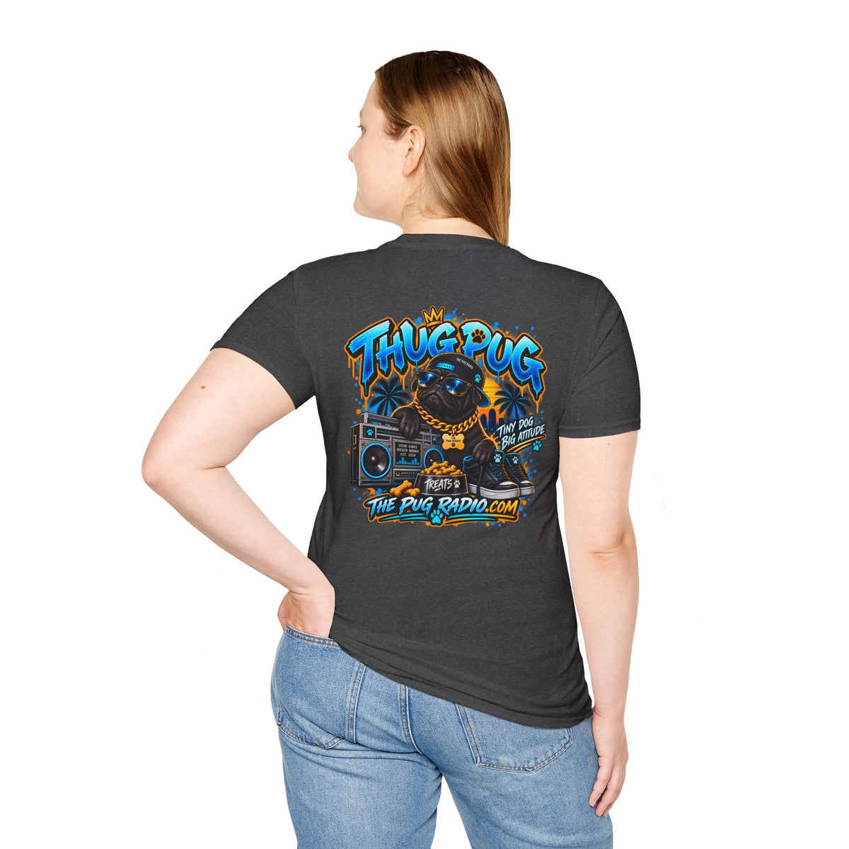 The Thug Pug T-Shirt — Tiny Dog, Big Attitude | The Pug Radio