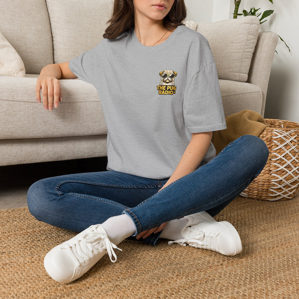 Island Pug State of Mind | Tropical Pug Beach T-Shirt for Dog Lovers