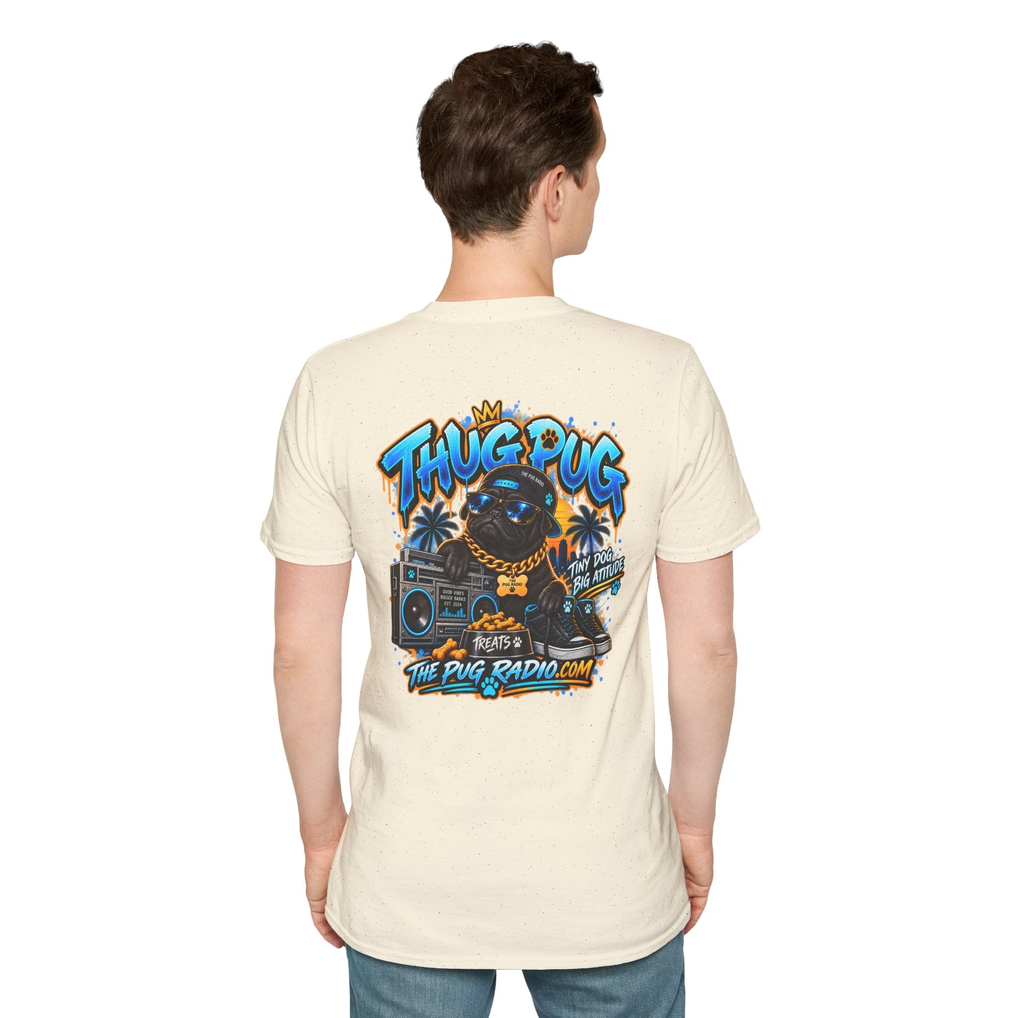 The Thug Pug T-Shirt — Tiny Dog, Big Attitude | The Pug Radio
