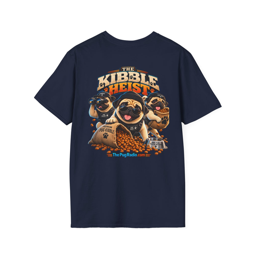 The Kibble Heist™ T-Shirt | Funny Pug Tee for Dog Lovers