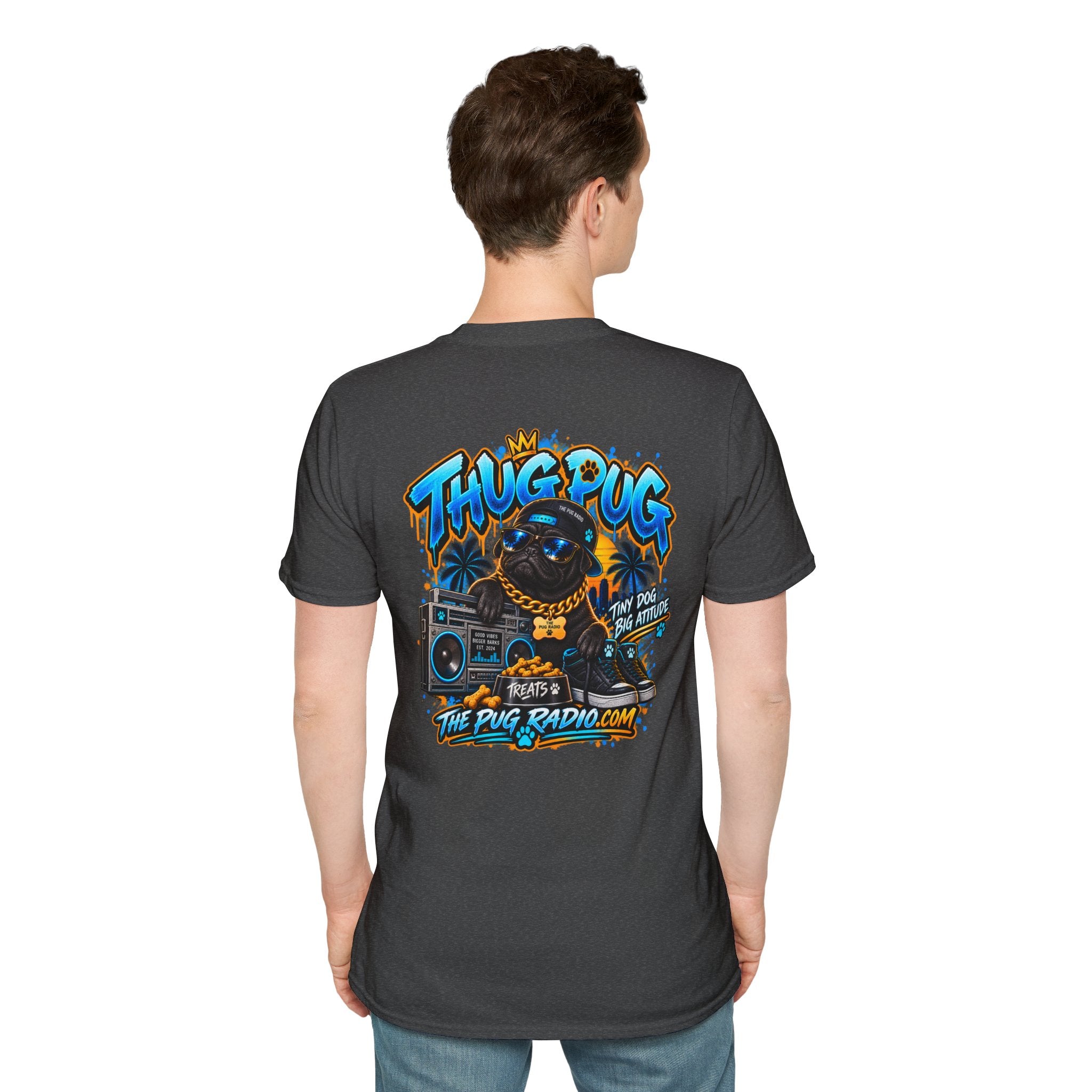 The Thug Pug T-Shirt — Tiny Dog, Big Attitude | The Pug Radio