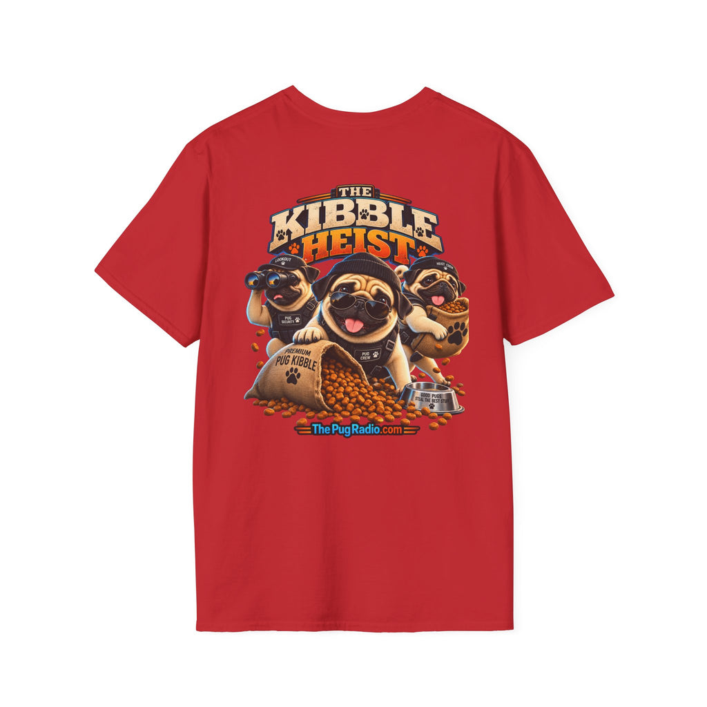 The Kibble Heist™ T-Shirt | Funny Pug Tee for Dog Lovers