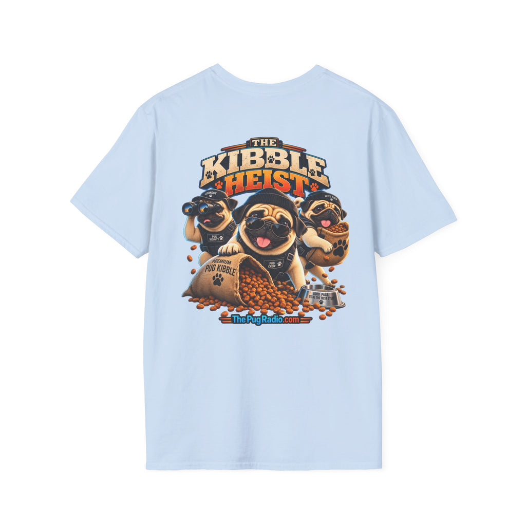 The Kibble Heist™ T-Shirt | Funny Pug Tee for Dog Lovers