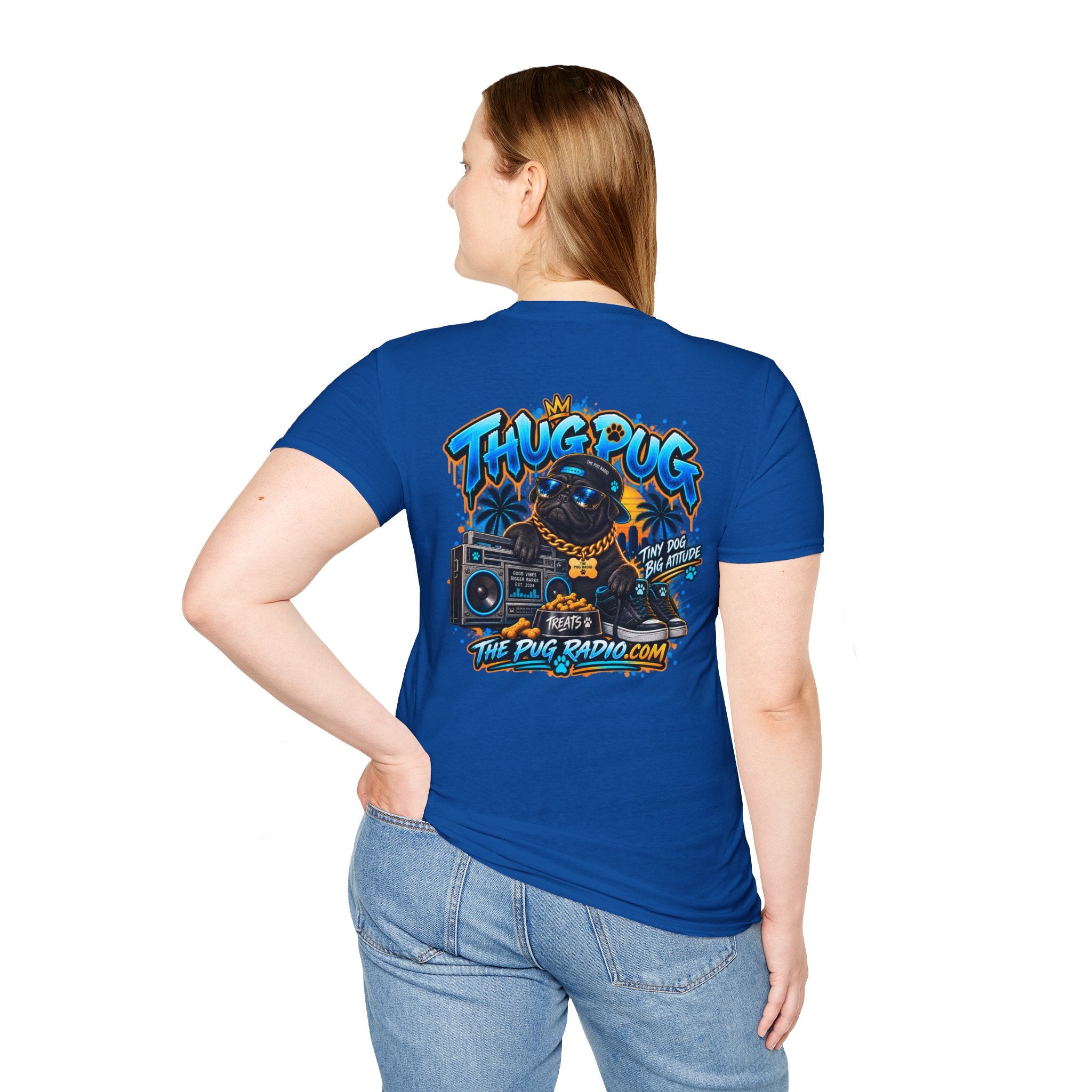 The Thug Pug T-Shirt — Tiny Dog, Big Attitude | The Pug Radio