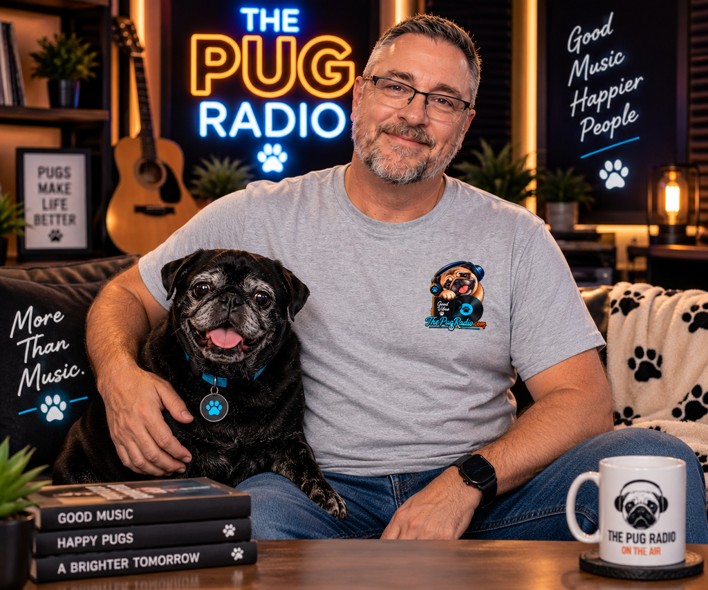 Good Vibes Pug T-Shirt — Music, Pugs & Good Vibes | The Pug Radio