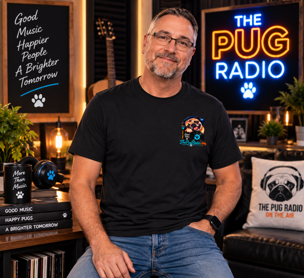 Good Vibes Pug T-Shirt — Music, Pugs & Good Vibes | The Pug Radio