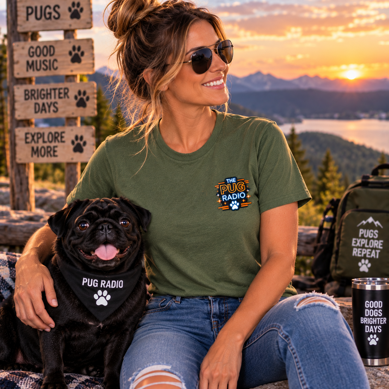 Cosmic Waddle | Astronaut Pug Space Adventure T-Shirt 🐾🚀
