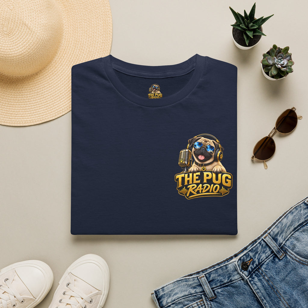 The Pug Radio — Music for Pug People Official T-Shirt