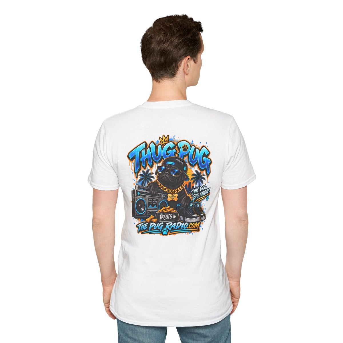 The Thug Pug T-Shirt — Tiny Dog, Big Attitude | The Pug Radio