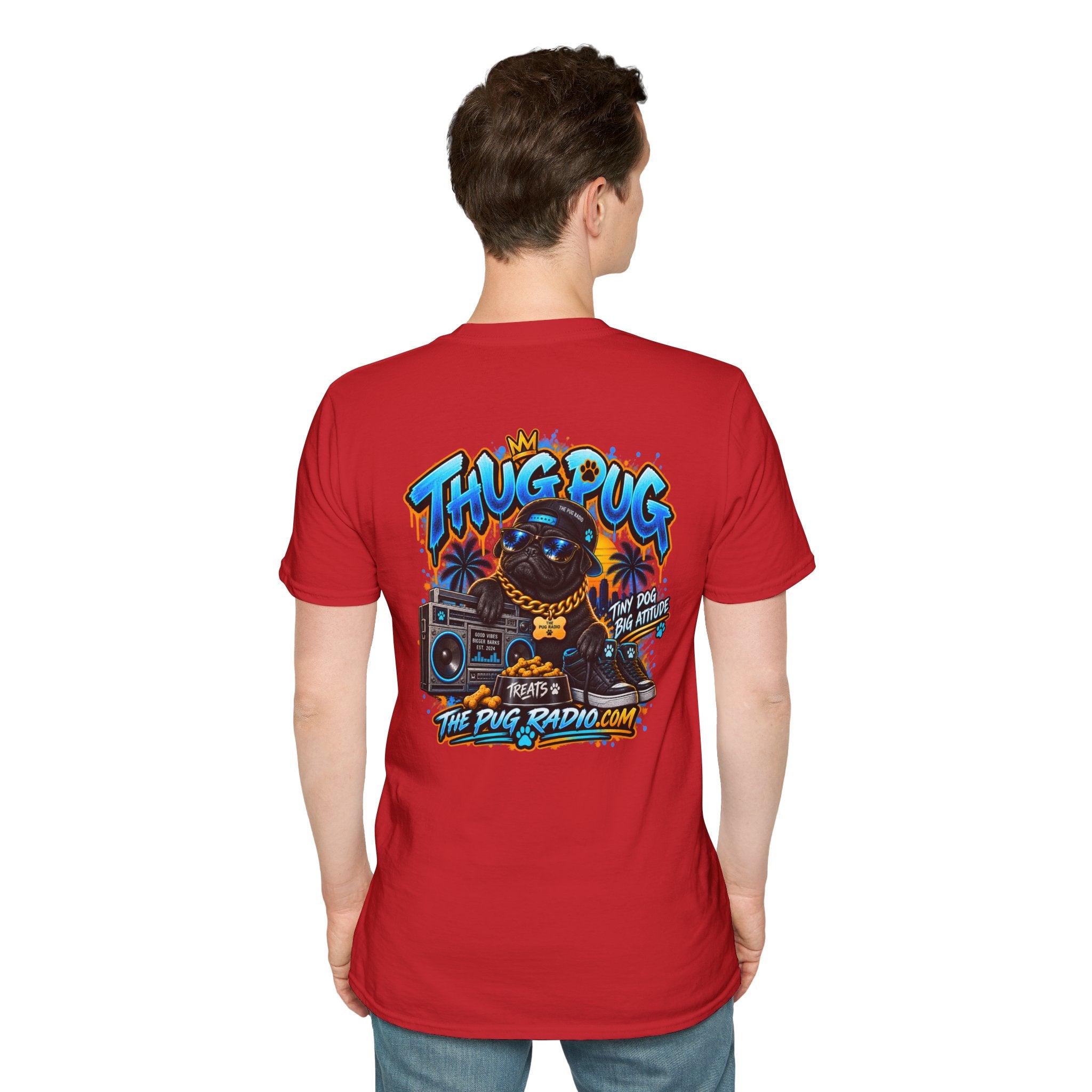 The Thug Pug T-Shirt — Tiny Dog, Big Attitude | The Pug Radio