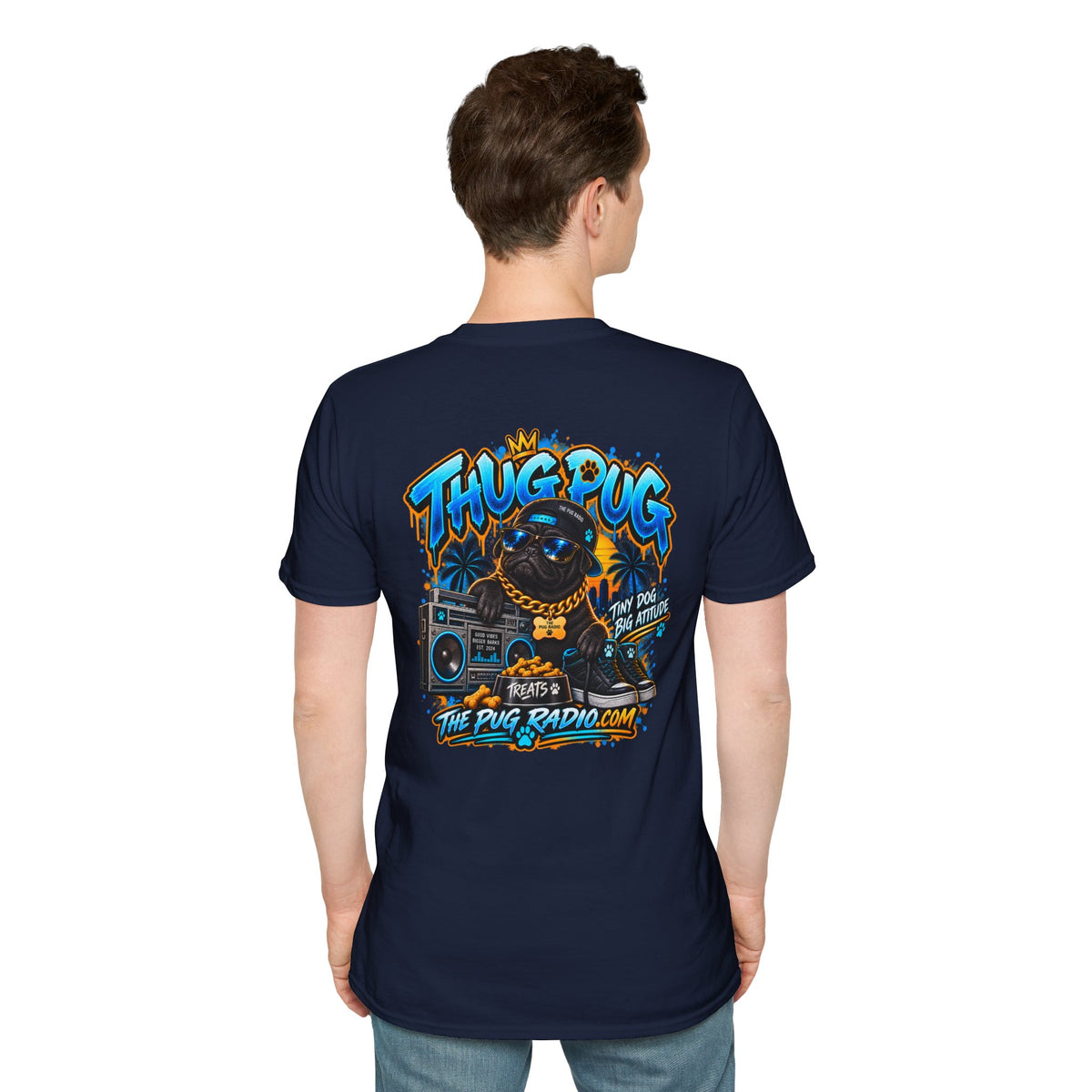 The Thug Pug T-Shirt — Tiny Dog, Big Attitude | The Pug Radio