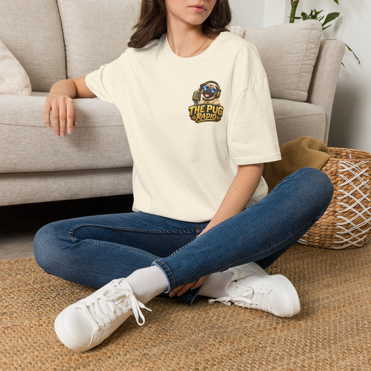 Cosmic Waddle | Astronaut Pug Space Adventure T-Shirt 🐾🚀