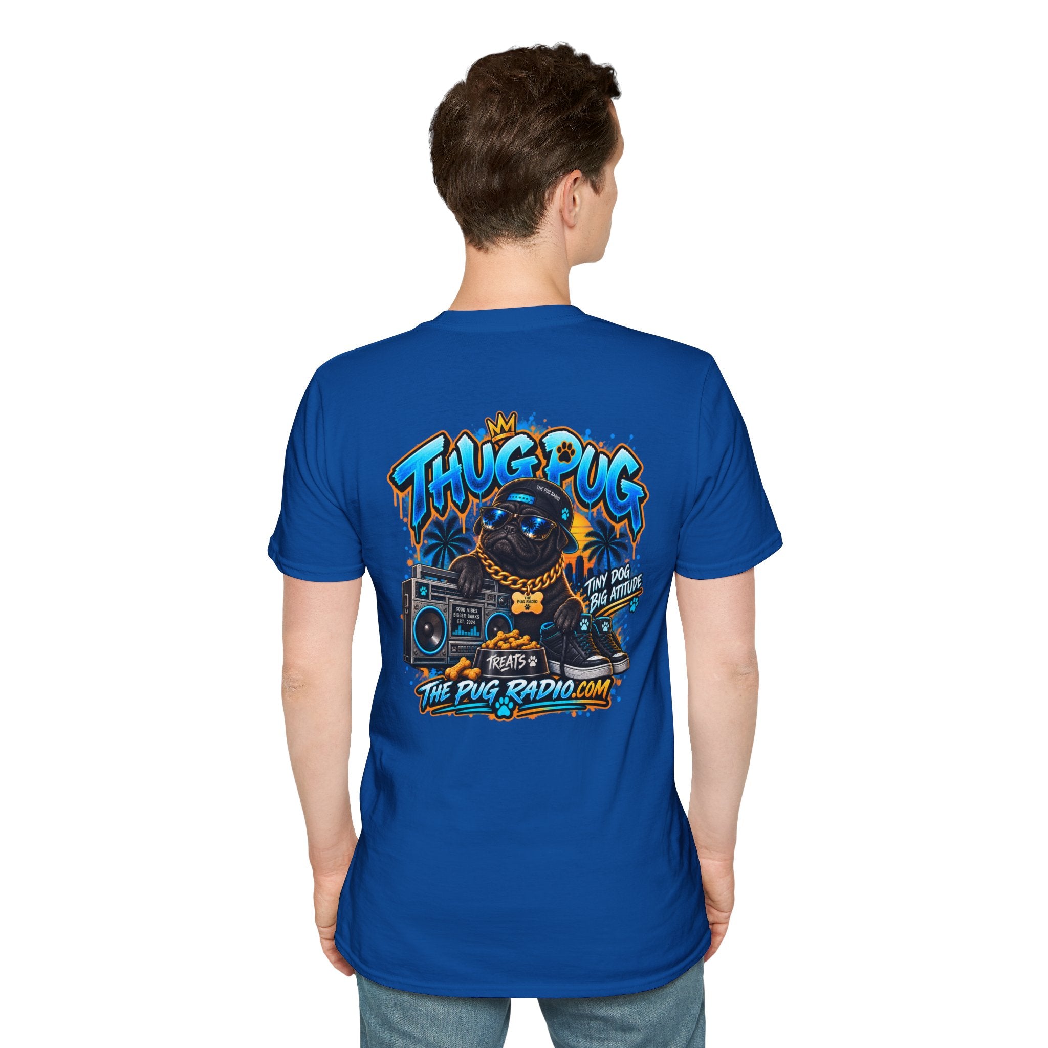 The Thug Pug T-Shirt — Tiny Dog, Big Attitude | The Pug Radio
