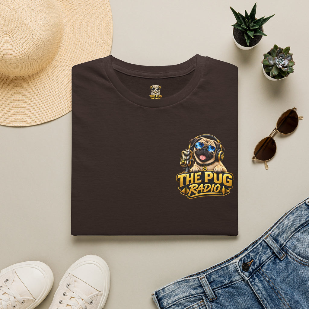 Cosmic Waddle | Astronaut Pug Space Adventure T-Shirt 🐾🚀