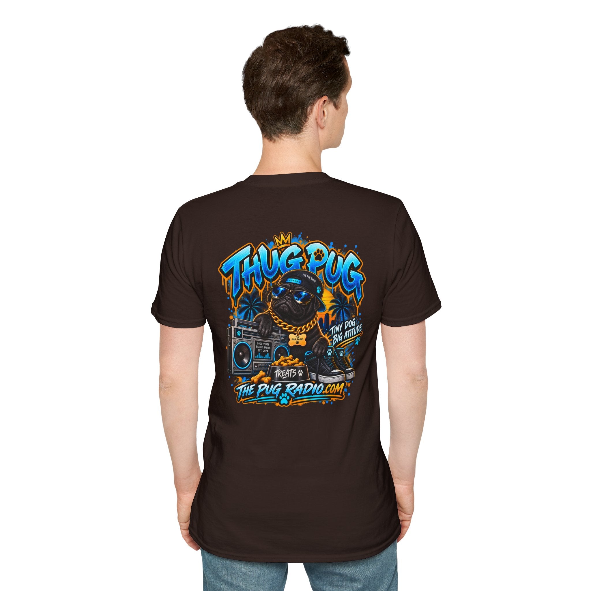 The Thug Pug T-Shirt — Tiny Dog, Big Attitude | The Pug Radio